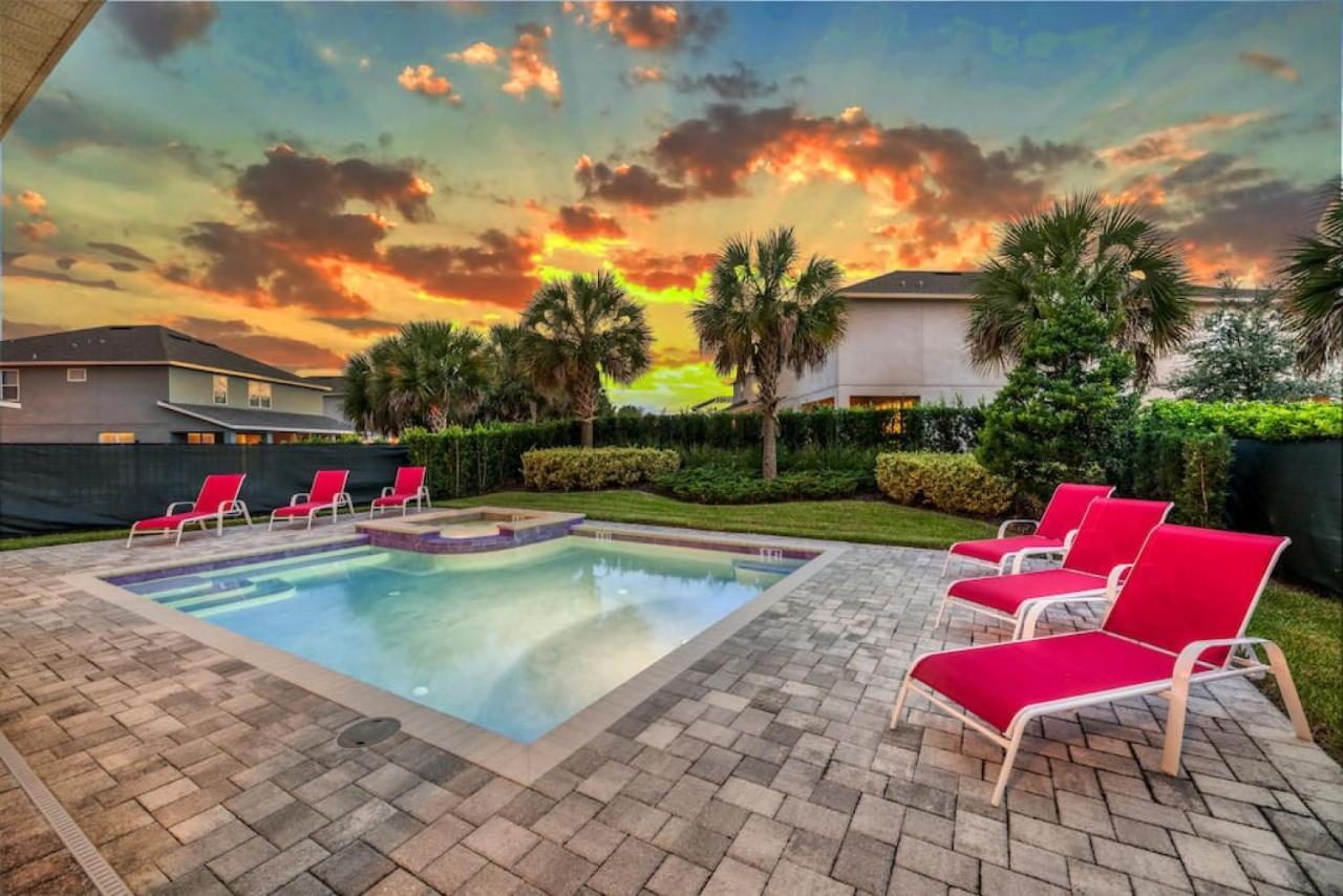 Spacious 8 Bdr Family Home With Arcades And Free Pool Heat Orlando Eksteriør bilde