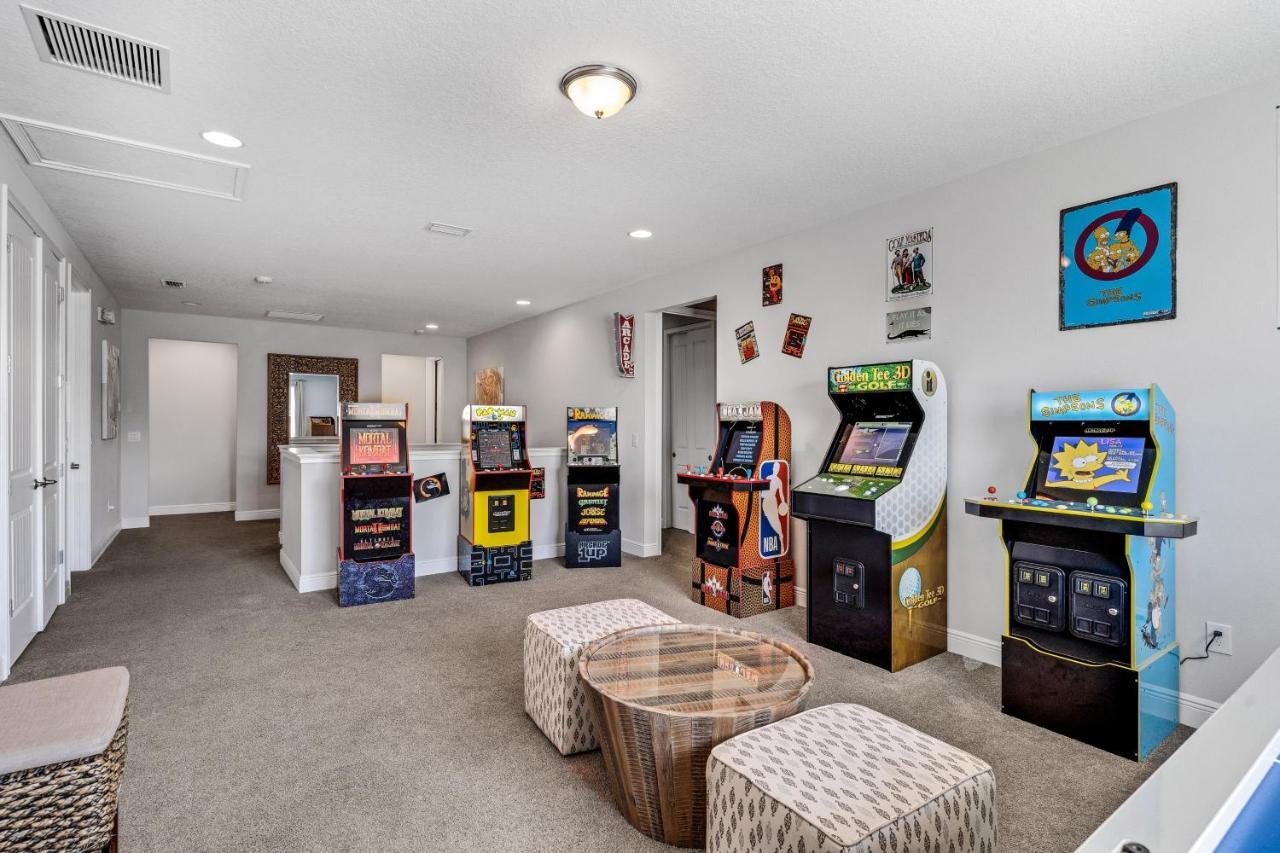 Spacious 8 Bdr Family Home With Arcades And Free Pool Heat Orlando Eksteriør bilde