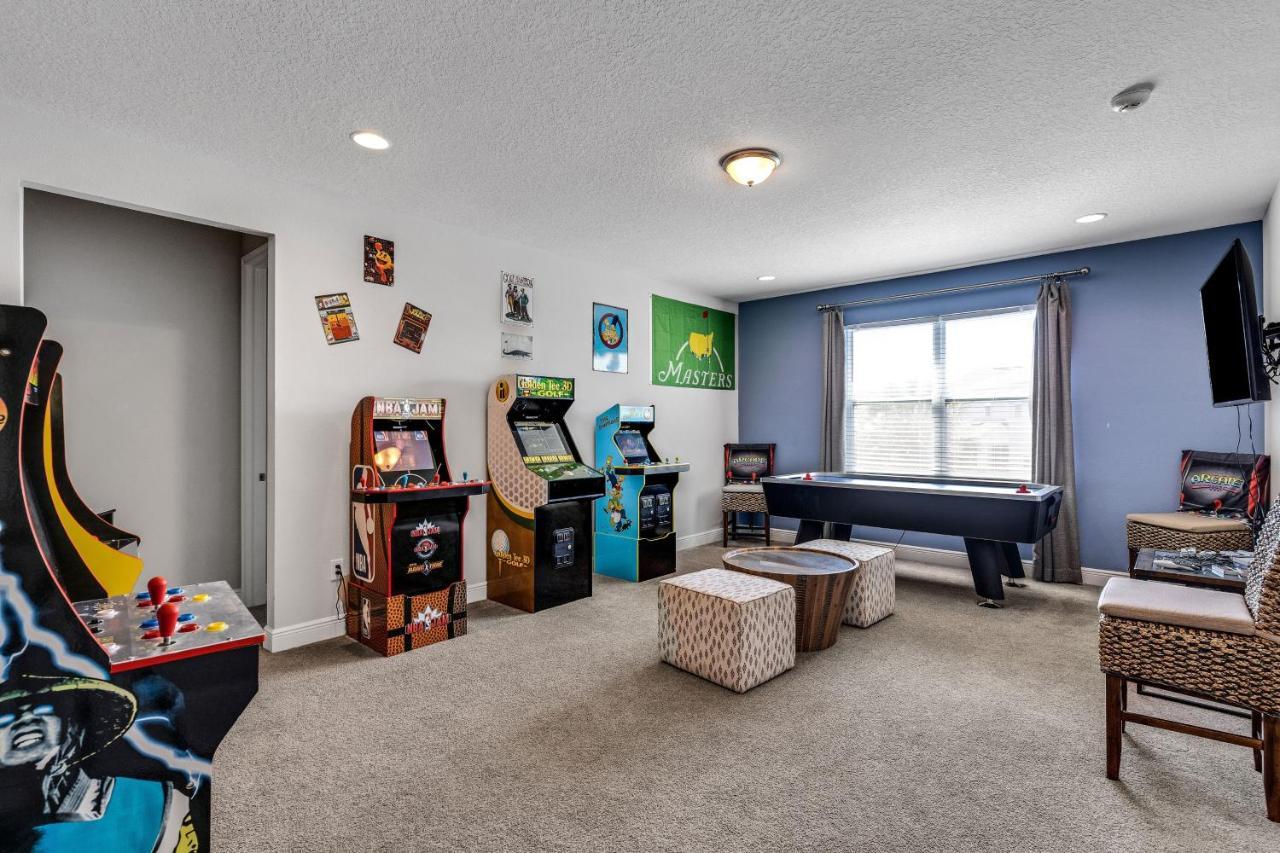 Spacious 8 Bdr Family Home With Arcades And Free Pool Heat Orlando Eksteriør bilde